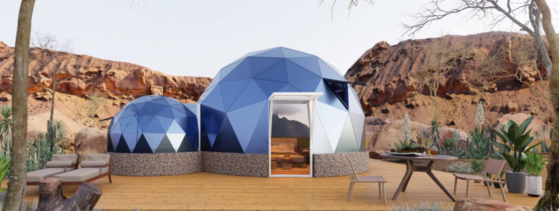 陆良县球形智能光伏玻璃星空房